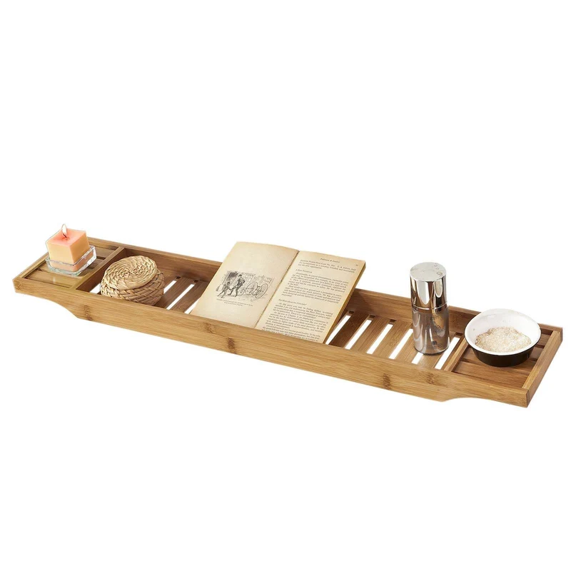 80cm Lang Badewannenablage Badewannenbrett Bambus