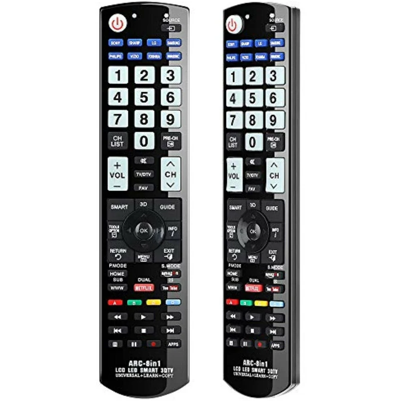 Universal TV Fernbedienung für Samsung LG Sony Panasonic Philips HDTV LCD LED Smart TV