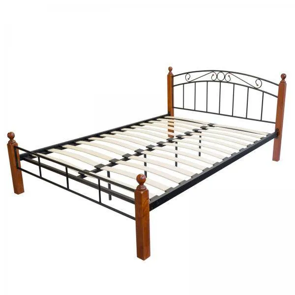 Metallbett 180x200 cm Doppelbett Bettrahmen inkl. Lattenrost