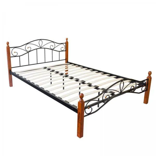 Metallbett 140x200cm Bettgestell Doppelbett inkl. Lattenrost