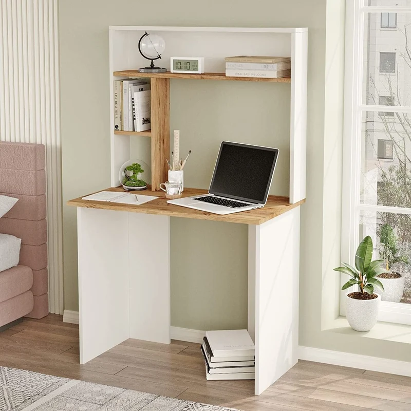 Computertisch Schreibtisch Arbeitstisch mobiler Bürotisch PC Tisch mit Ablagen