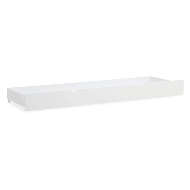 Schublade Bett Bettkasten Auszug Aufbewahrung mit Rollen Holz Weiss Schubkasten