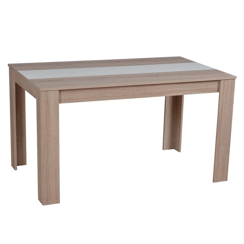 Esszimmertisch Holztisch 135x80 cm Massiv Braun