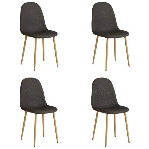 4er Esszimmerstuhl Set Anthrazit Esszimmerstühle Küchenstühle Polsterstühle