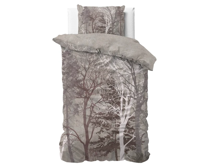 Bettbezug Indre Taupe 140 x 220 cm