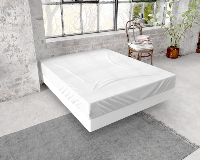 Flanel Premium Spannbettlaken Weiss 90 x 200/210 cm