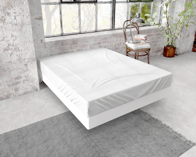 Flanel Premium Spannbettlaken Weiss 140 x 200/210 cm