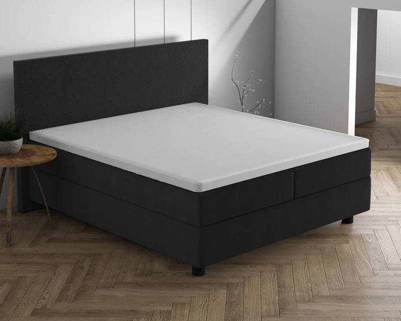 Doppelt Jersey 220 gr. Topper Spannbettlaken Weiss 190/200 x 220/230 cm