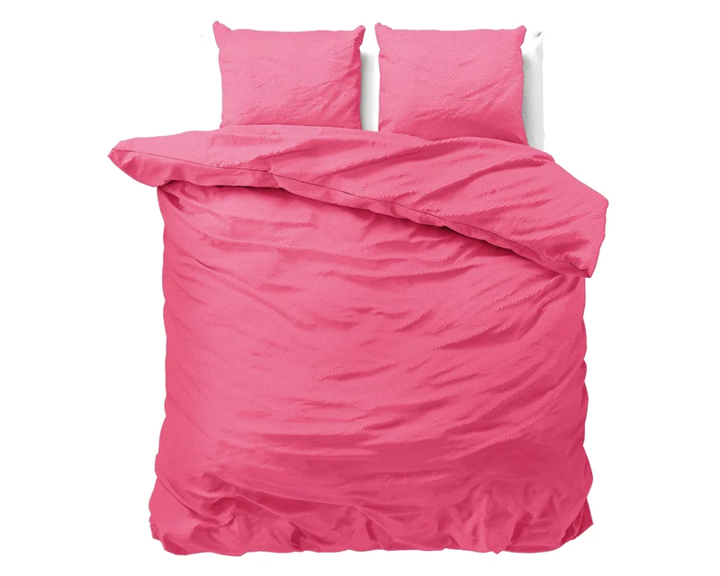 Bettbezug Satin Point rosa 240 x 220 cm