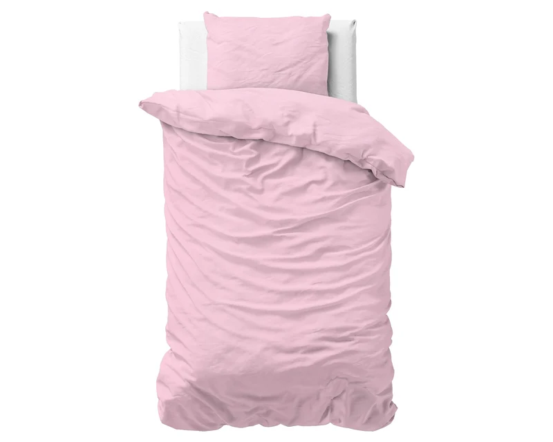 Bettbezug Stone washed Pink 140 x 220 cm