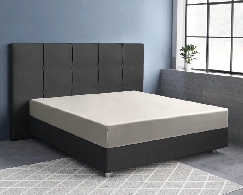 Satin Spannbettlaken Creme 160 x 200 cm