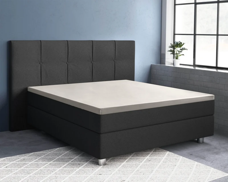 Topper Satin Spannbettlaken Creme 140 x 200 cm
