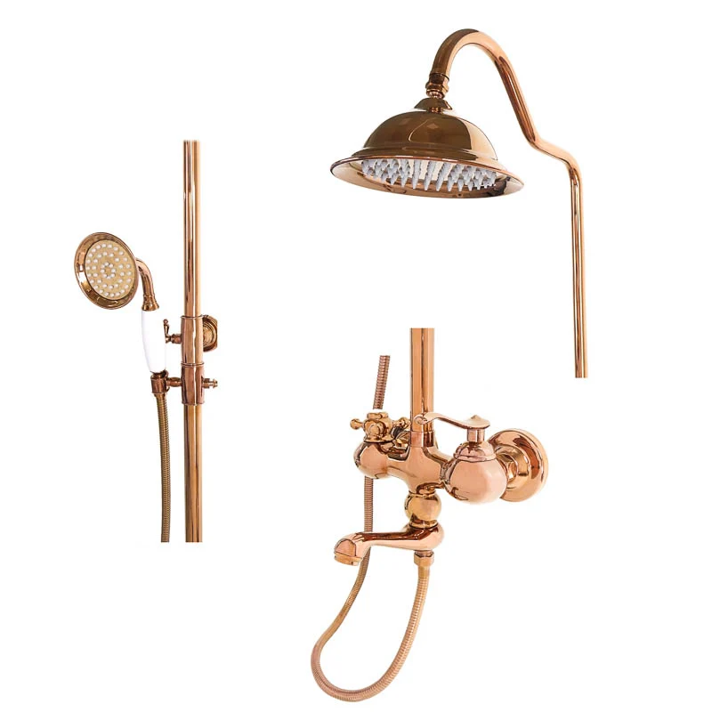 Duscharmatur in Antik-Bronze CODY