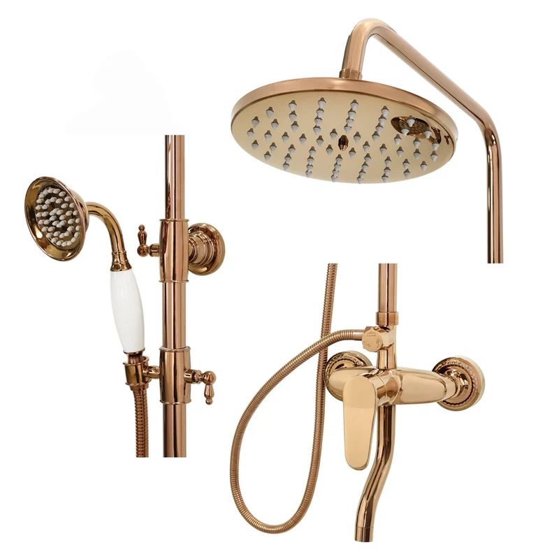 Antiker Bronze-Brausemischer DRAGOR