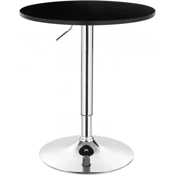 Bartisch höhenverstellbar 68-88 cm Partytisch Schwarz