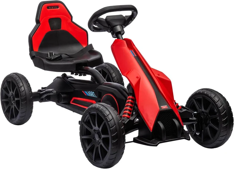 Go Kart Pedal Go Kart Rückwärts-uns Vorwärtsgang Rot +Schwarz