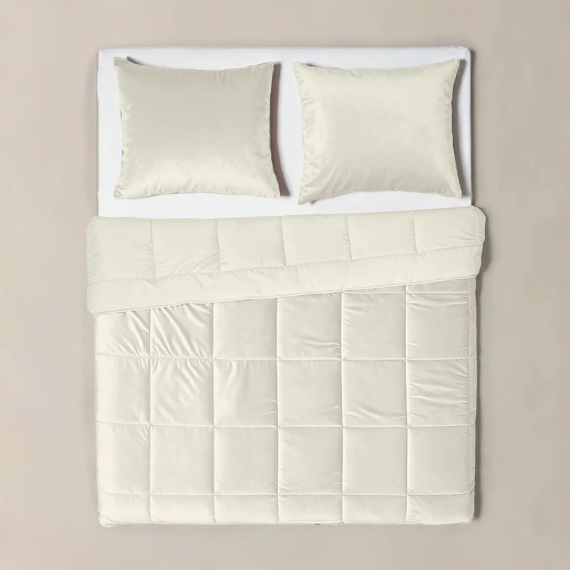 Lazy Velvet Bettdecke Creme