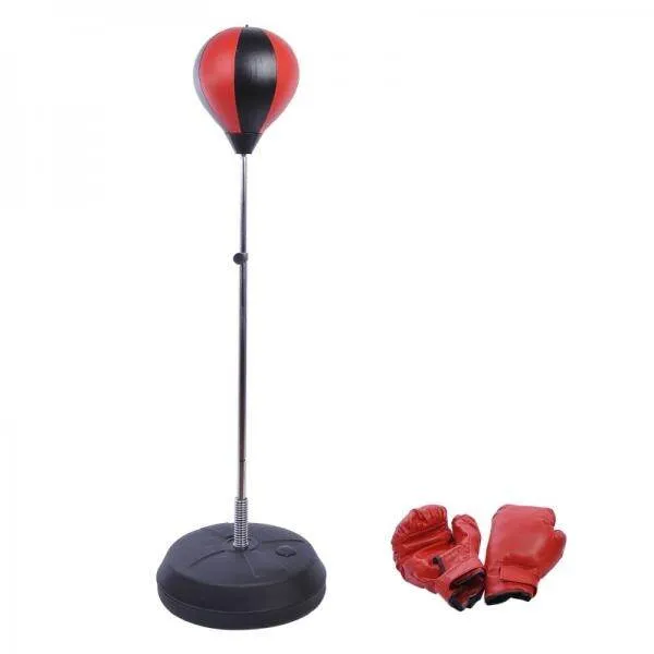 Punchingball-Set mit Boxhandschuhen und Pumpe