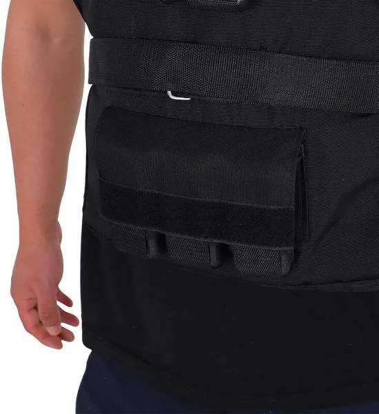 30 kg Trainingsweste Gewichtsweste Krafttraining Fitness Oxford Eisen Schwarz