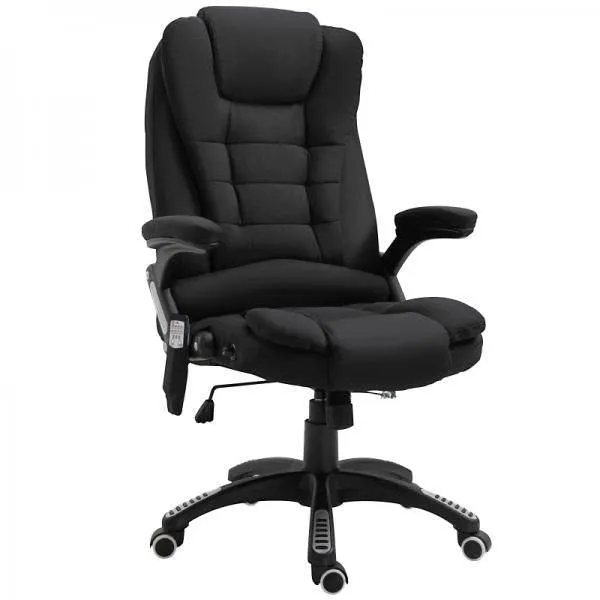 Massagesessel Chefsessel mit Massagefunktion Bürostuhl schwarz