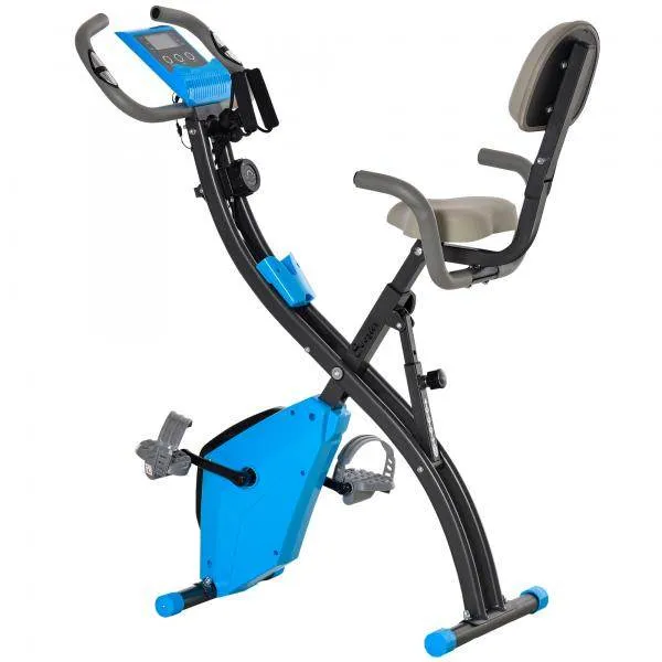 Heimtrainer Fahrradtrainer 8 Widerstandstufen Schwarz Blau