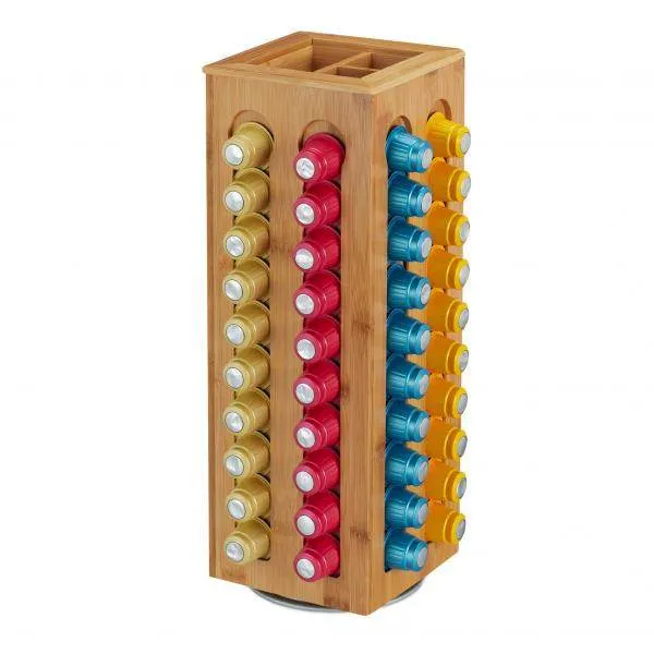 Kapselhalter für Nespresso Bambus