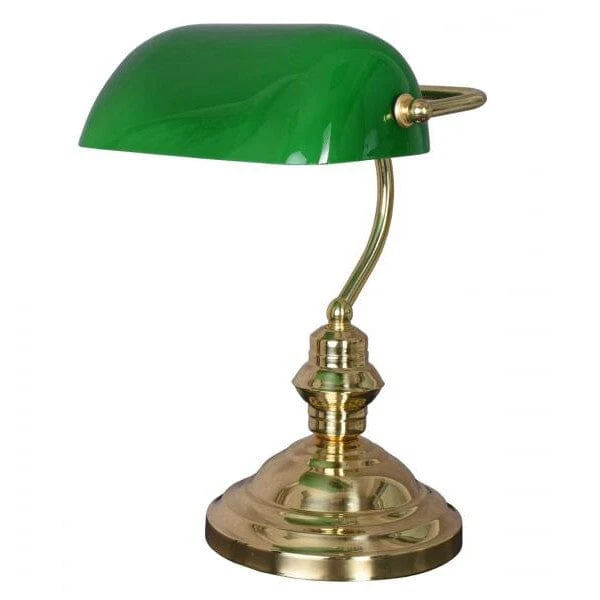 Banker Lampe BELLE EPOQUE Klassiker im Jugendstil