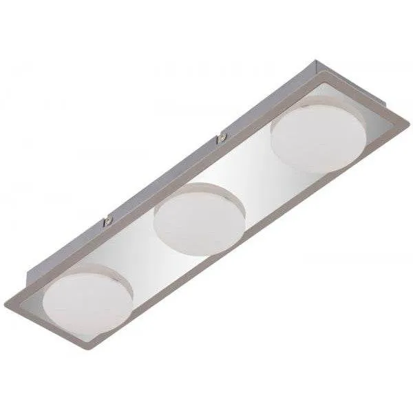 Briloner LED Deckenleuchte, Deckenlampe Badlampe, inkl. Leuchtmittel 13,5W 3-flammig