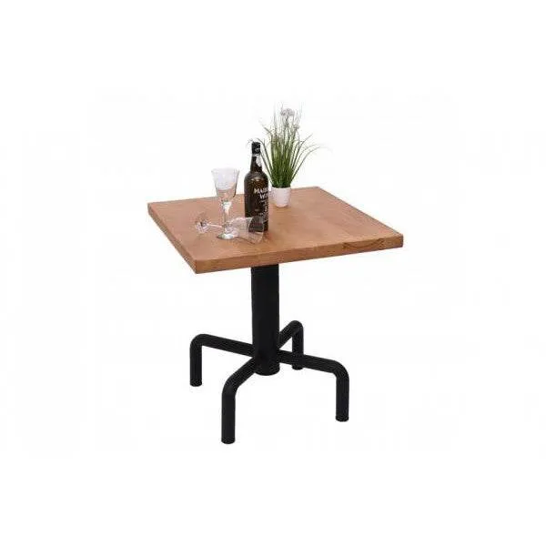 Bistrotisch Beistelltisch Bartisch Loungetisch, Gastro-Qualität industrial - naturfarben