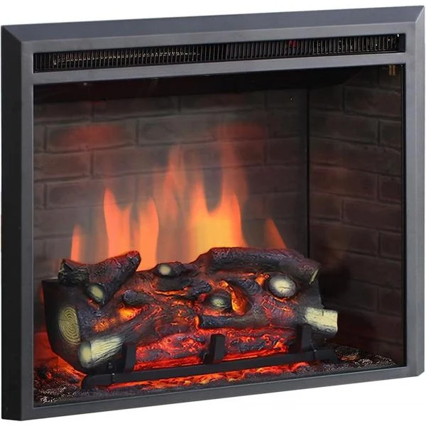 BALDERIA Calida 26" Elektrischer Einbaukamin 3D-Flammeneffekt 2000W