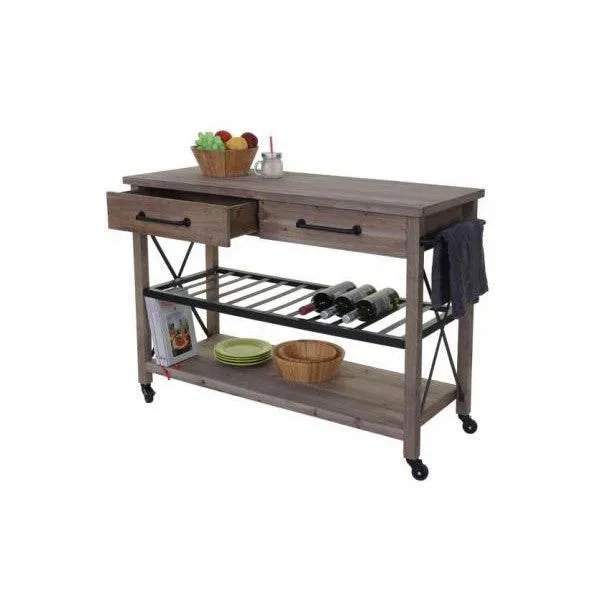 Servierwagen, Küchenwagen Barwagen Rollwagen Küchenhelfer Beistellwagen