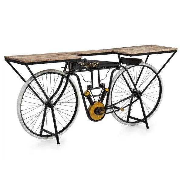 Konsolentisch Bartisch Brough Bike Unikat Vintage