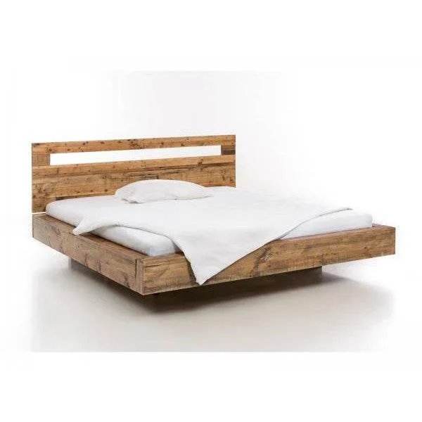 Holzbett Marton aus recycelter Pinie 180x200 cm