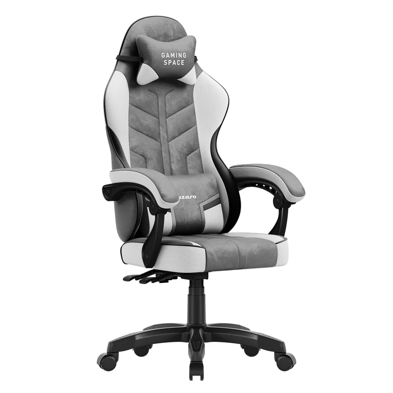 Huzaro Force 2.7 Gaming-Stuhl aus grauem Samt