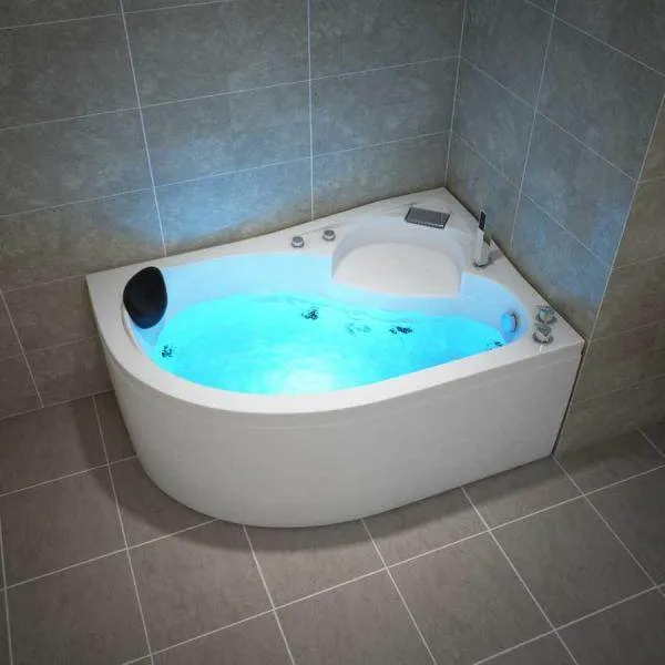 Eckwhirlpool Badewanne CAPRI 150cm x 100cm Links