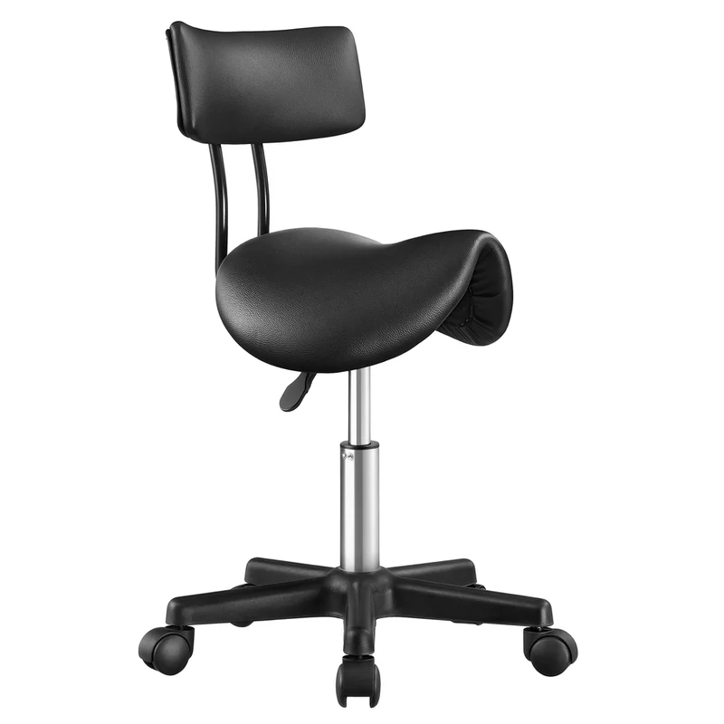 Sattelhocker aus PU-Leder ergonomisch und drehbar