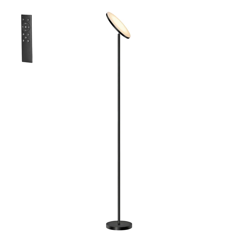 LED Standleuchte 30W, drehbarer Kopf, Stehlampe mit Fernbedienung