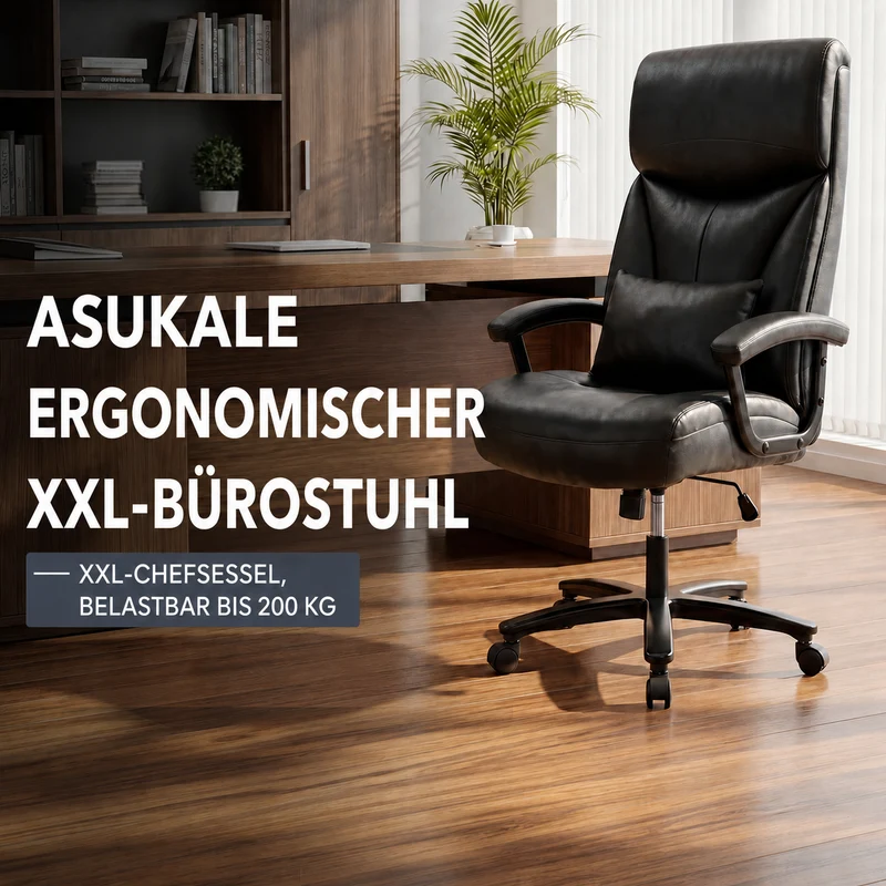 XXL-Chefsessel – großzügiger Komfort und zuverlässige Stabilität