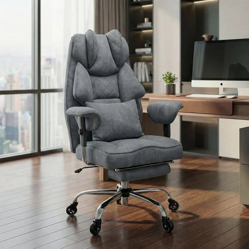 Ergonomischer XXL-Bürostuhl für Arbeit und Entspannung