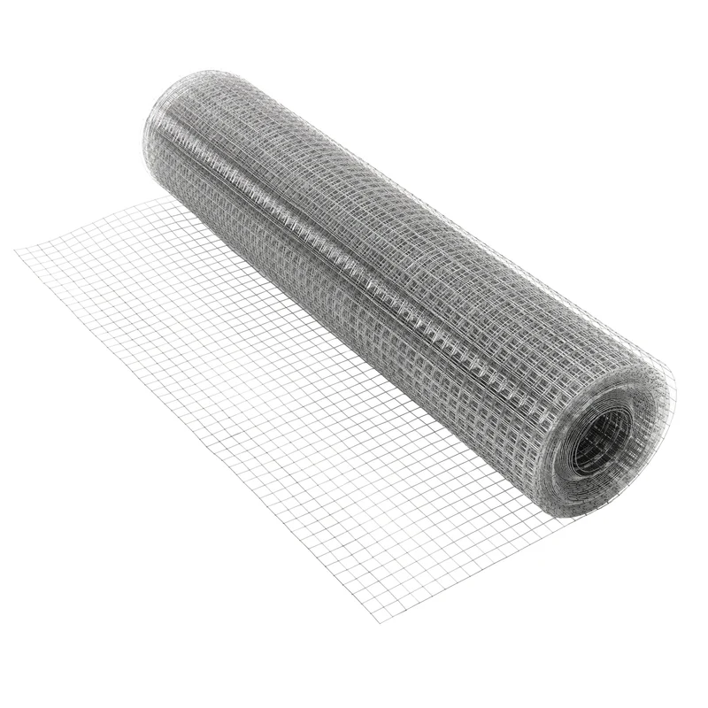 Volierendraht Silber aus verzinktem Stahl 1x25m Drahtstärke 1,2mm Maschenweite 19x19mm
