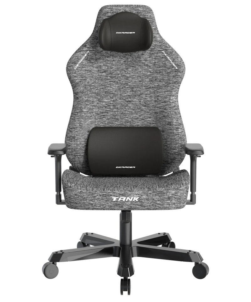 DXRacer XXL Büro- & Gaming Stuhl, TANK Serie-TM, Grau, Stoffbezug, 180 kg
