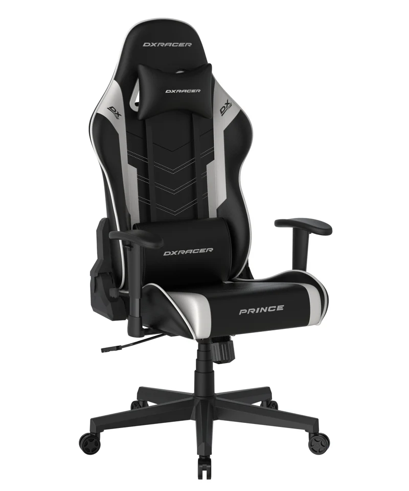 DXRacer Büro- & Gaming Stuhl, PRINCE Serie, schwarz-weiss
