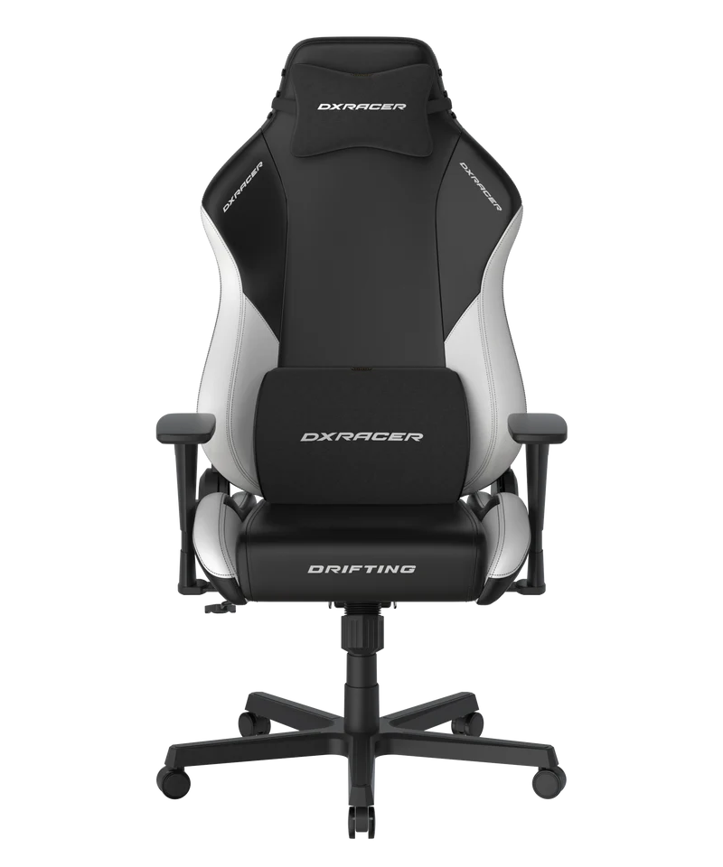 DXRacer Büro- & Gaming Stuhl, Drifting Serie XL, Kunstleder, Schwarz-weiß, B-Ware