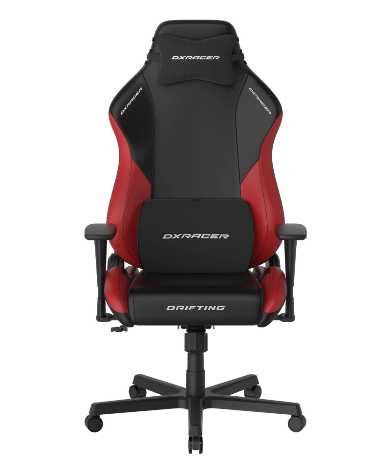 DXRacer Büro- & Gaming Stuhl, Drifting Serie XL, Kunstleder, Schwarz-Rot