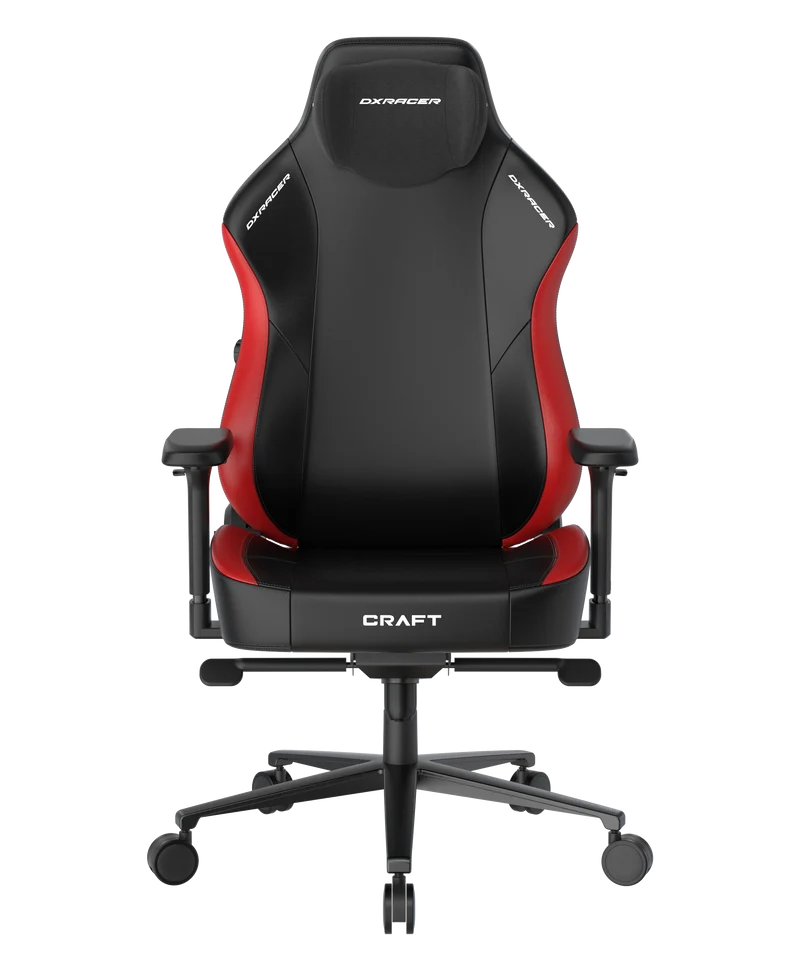 DXRacer Büro- & Gaming Stuhl, Craft Serie, Kunstleder, schwarz-rot