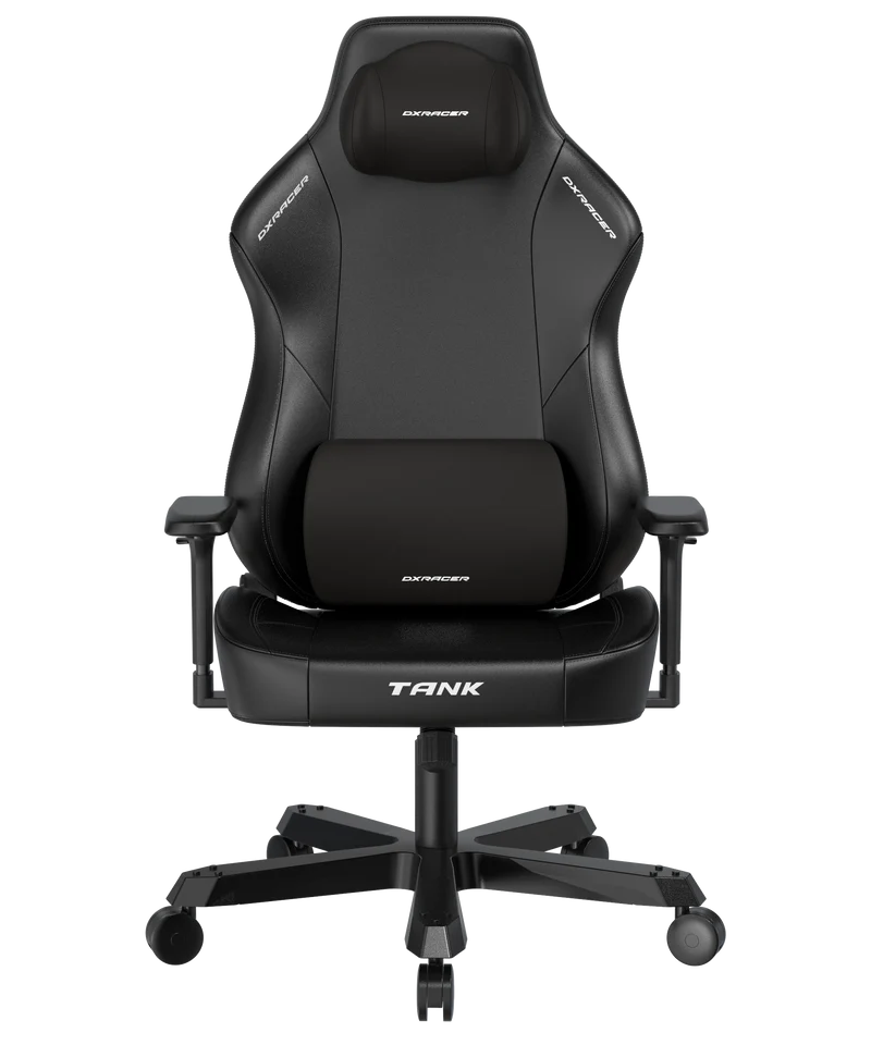 DXRacer XXL Büro- & Gaming Stuhl, TANK Serie-TM, 180 kg, Schwarz, Kunstleder