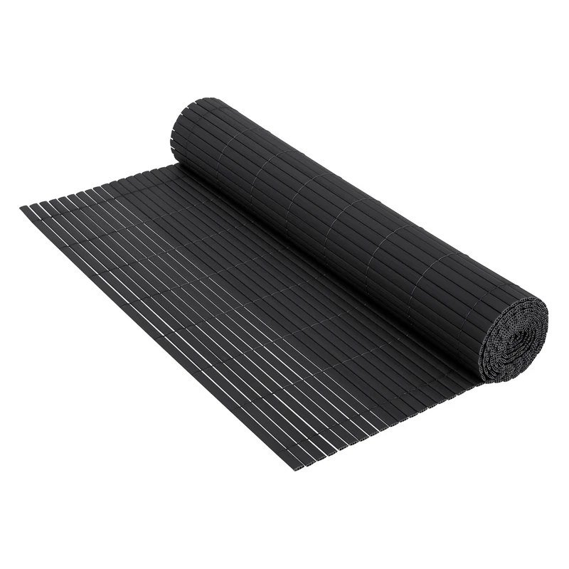Sichtschutzmatte 160x700 cm Sichtschutzzaun Windschutz Balkonschutz PVC Anthrazit UV-beständig