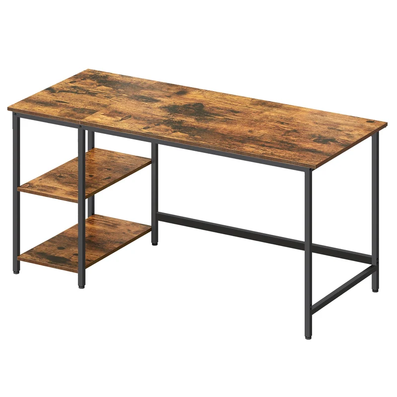 Schreibtisch vintagebraun-schwarz