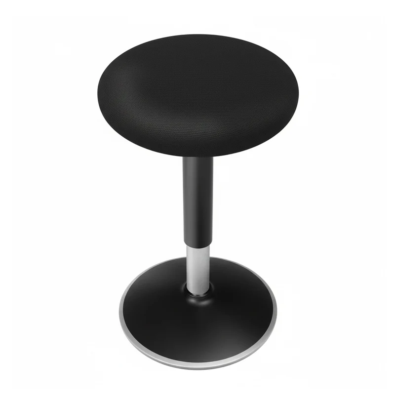 Arbeitshocker 50-65 cm Schwarz