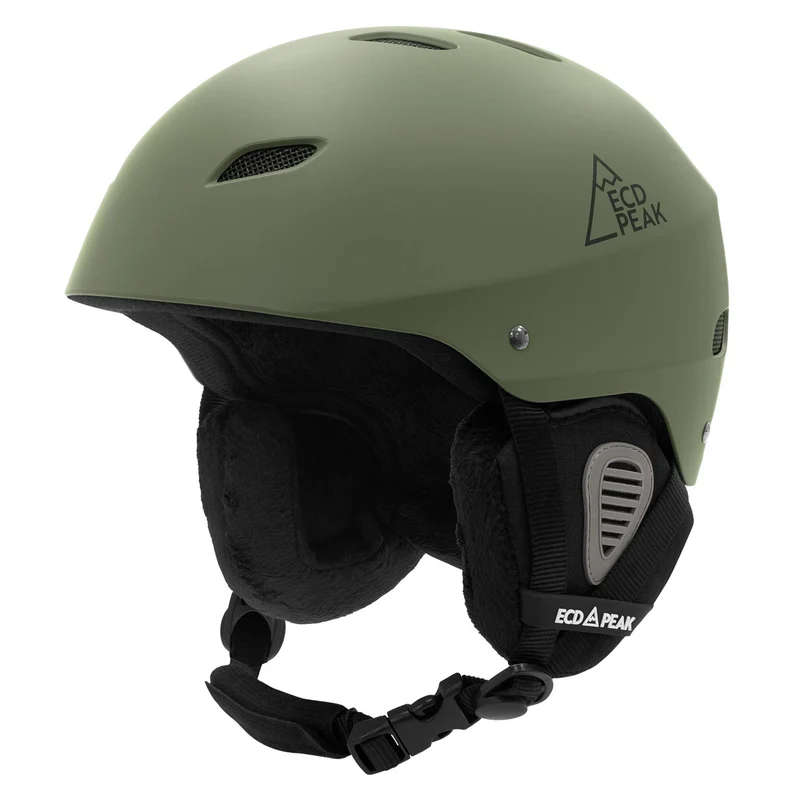 ECD Germany | Skihelm für Herren und Damen S (51-54 cm) Grün Snowboardhelm mit Belüftungssystem & Skibrillenhalter, optimaler Schutz & Tragekomfort